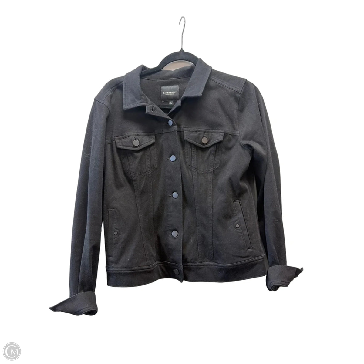 Jacket Denim By Liverpool In Black, Size: M