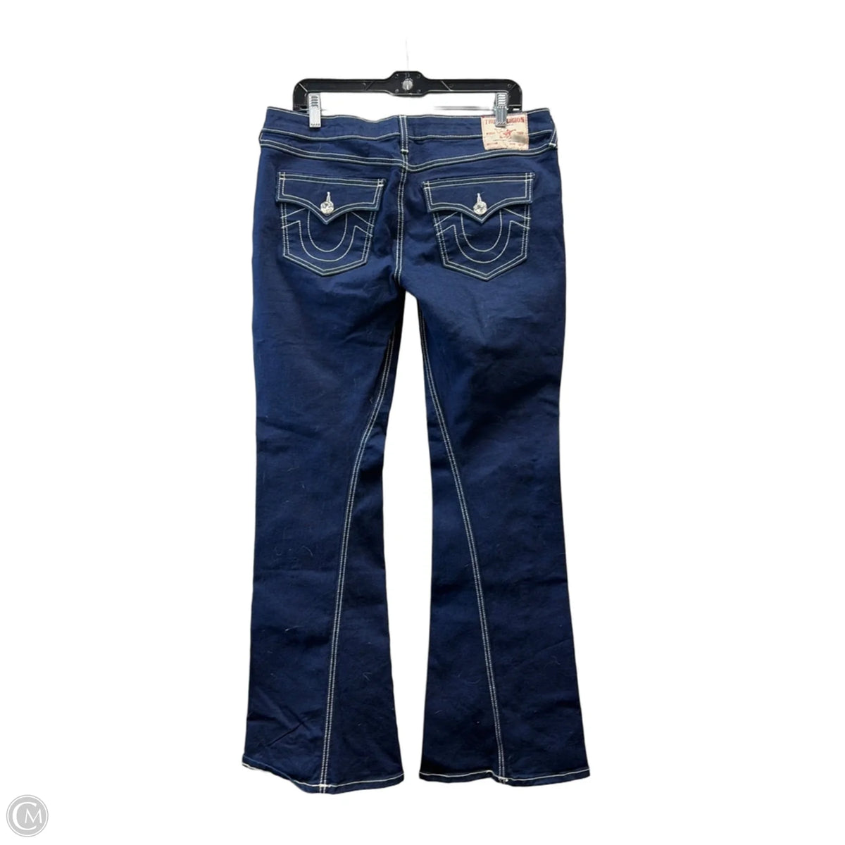 Jeans Flared By True Religion In Blue Denim, Size: 12