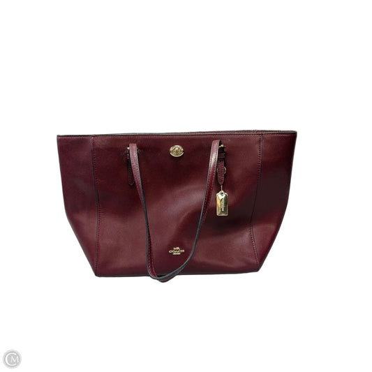 Tote Designer By Coach, Size: Large