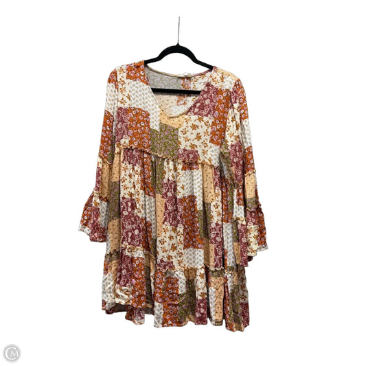 Dress Casual Midi By Easel In Floral Print, Size: 12