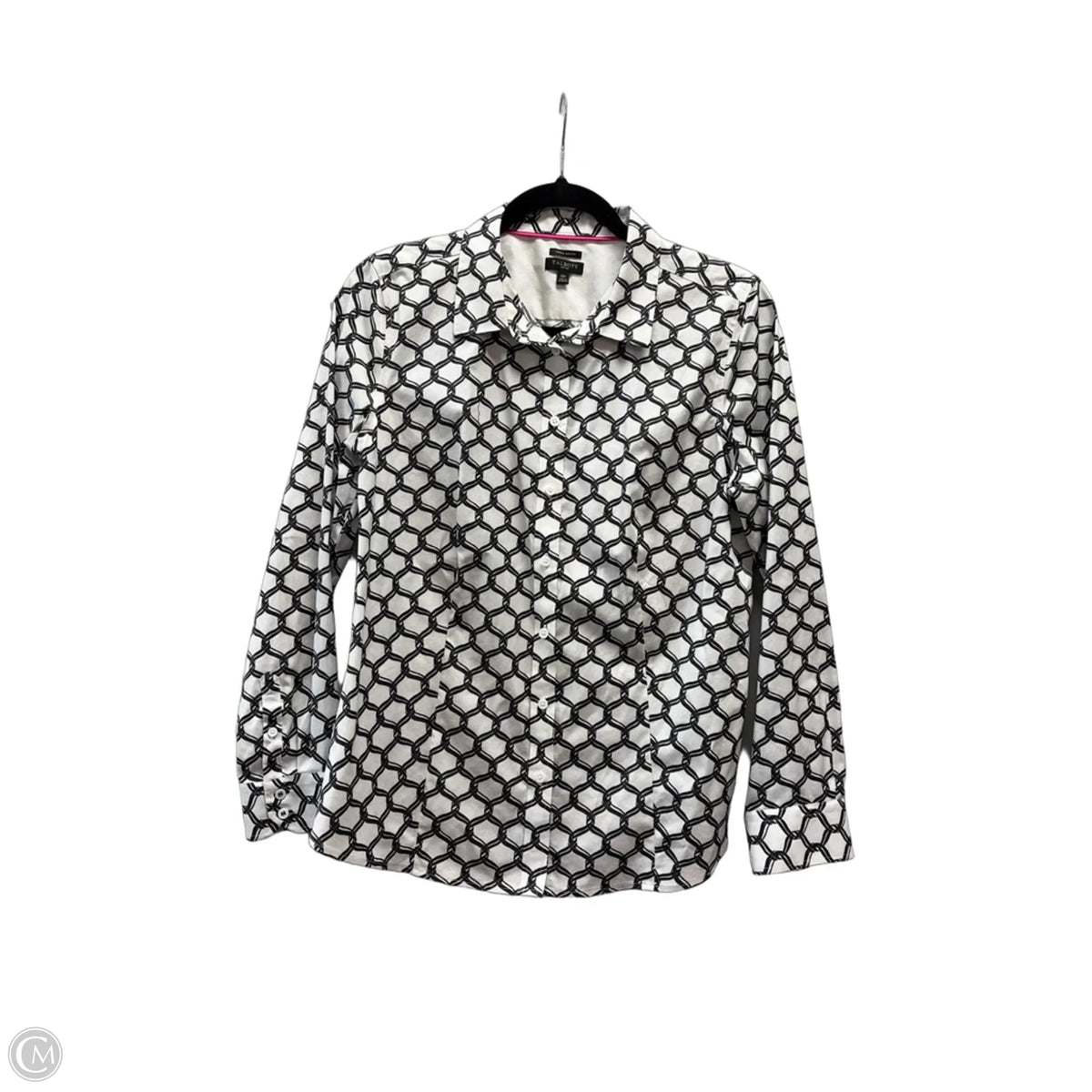 Top Long Sleeve By Talbots In White, Size: 12p