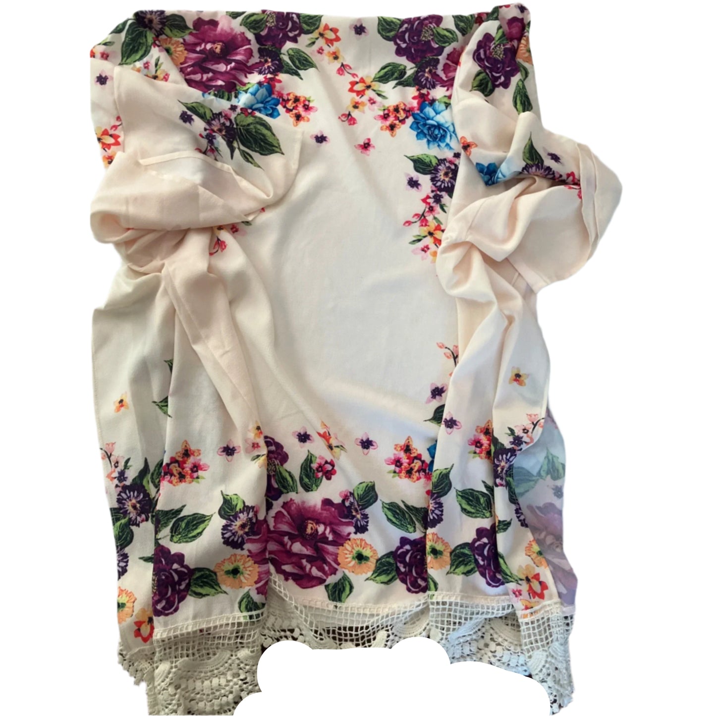 Shawl By Umgee In White, Size: L
