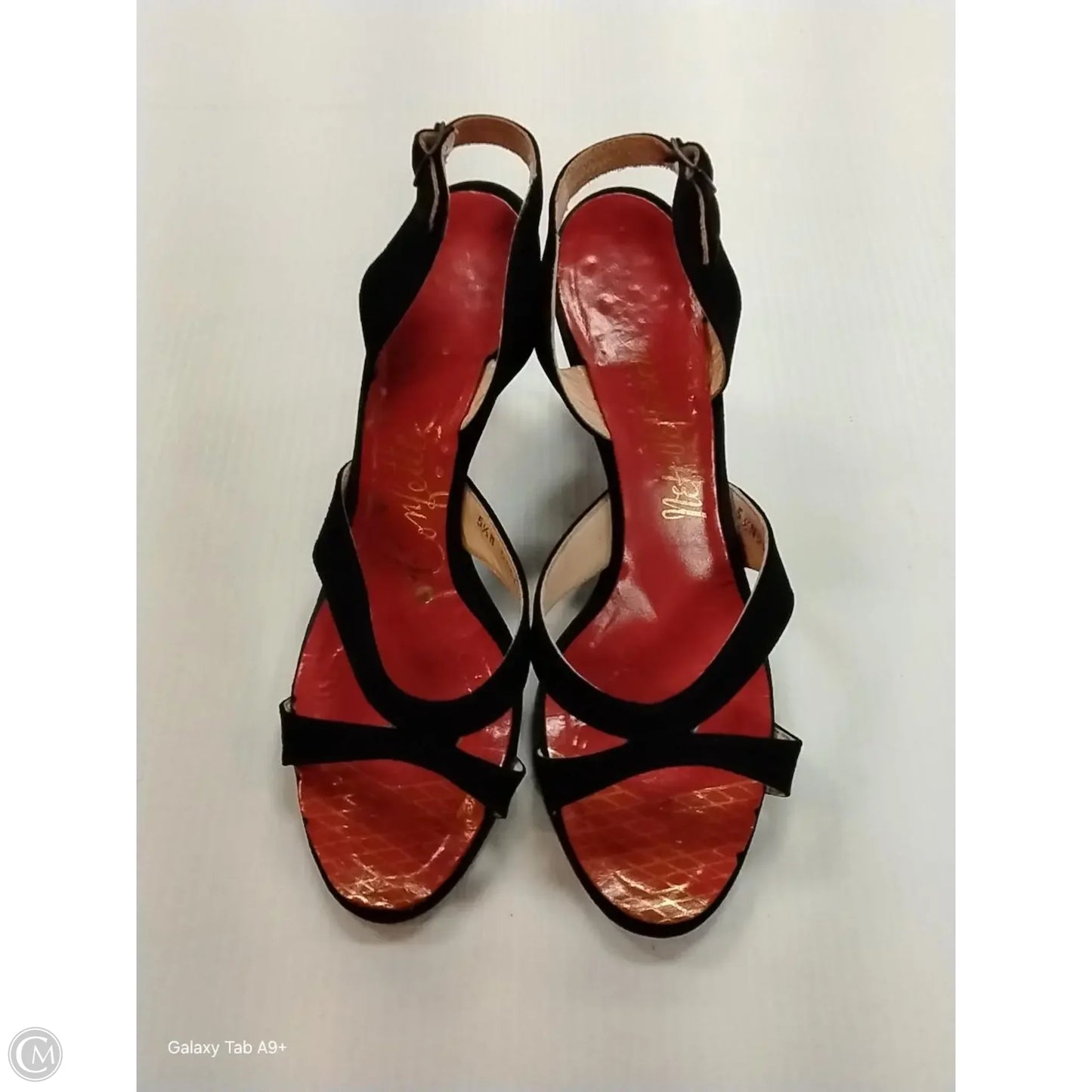 Shoes Heels Kitten By Clothes Mentor In Black, Size: 5.5
