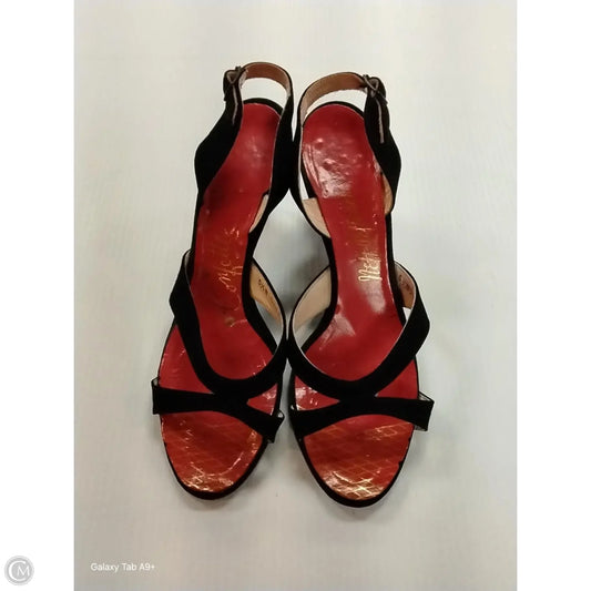 Shoes Heels Kitten By Clothes Mentor In Black, Size: 5.5