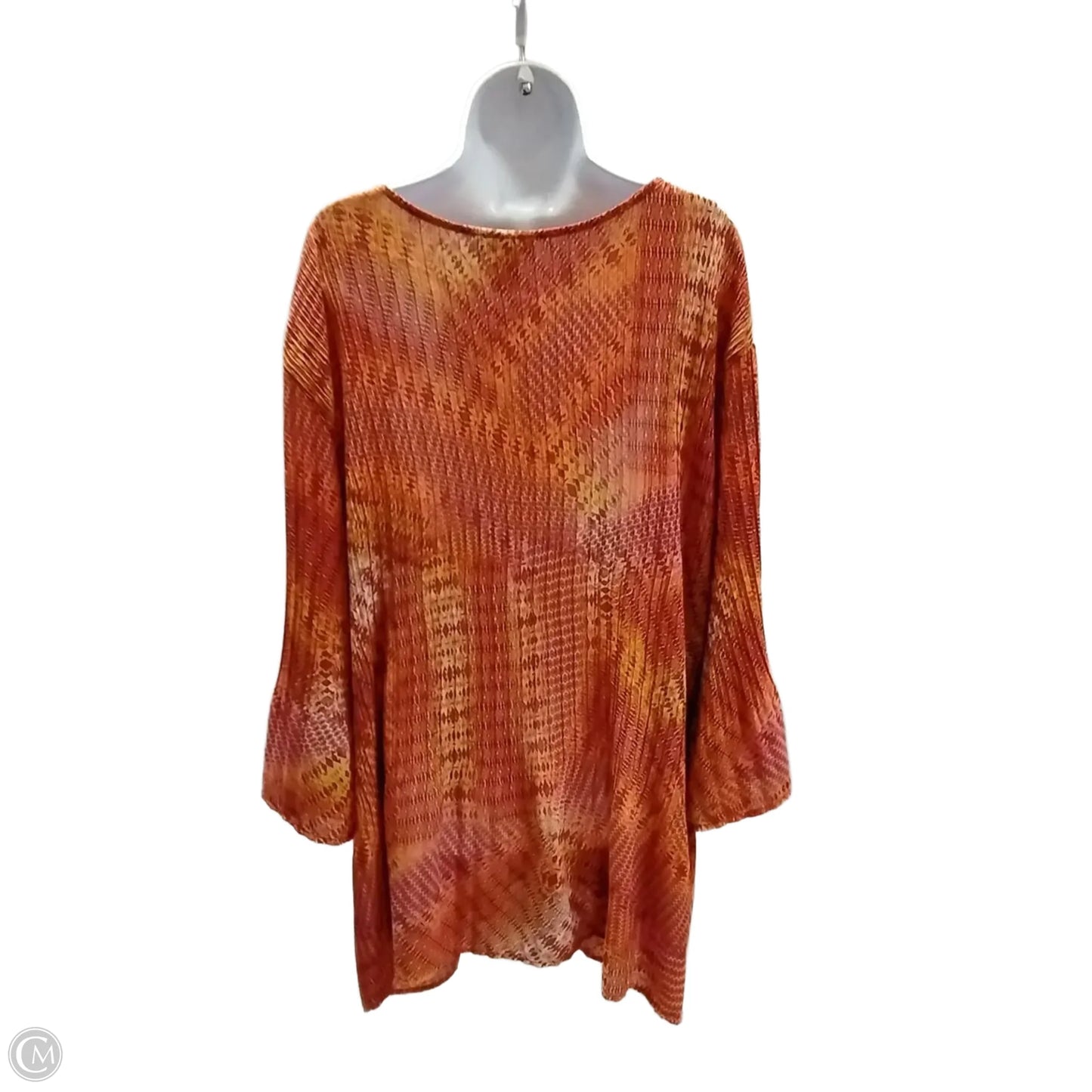Blouse Long Sleeve By Torrid In Green, Size: 3