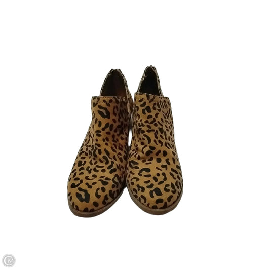 Shoes Heels Block By Carlos By Carlos Santana In Animal Print, Size: 8.5