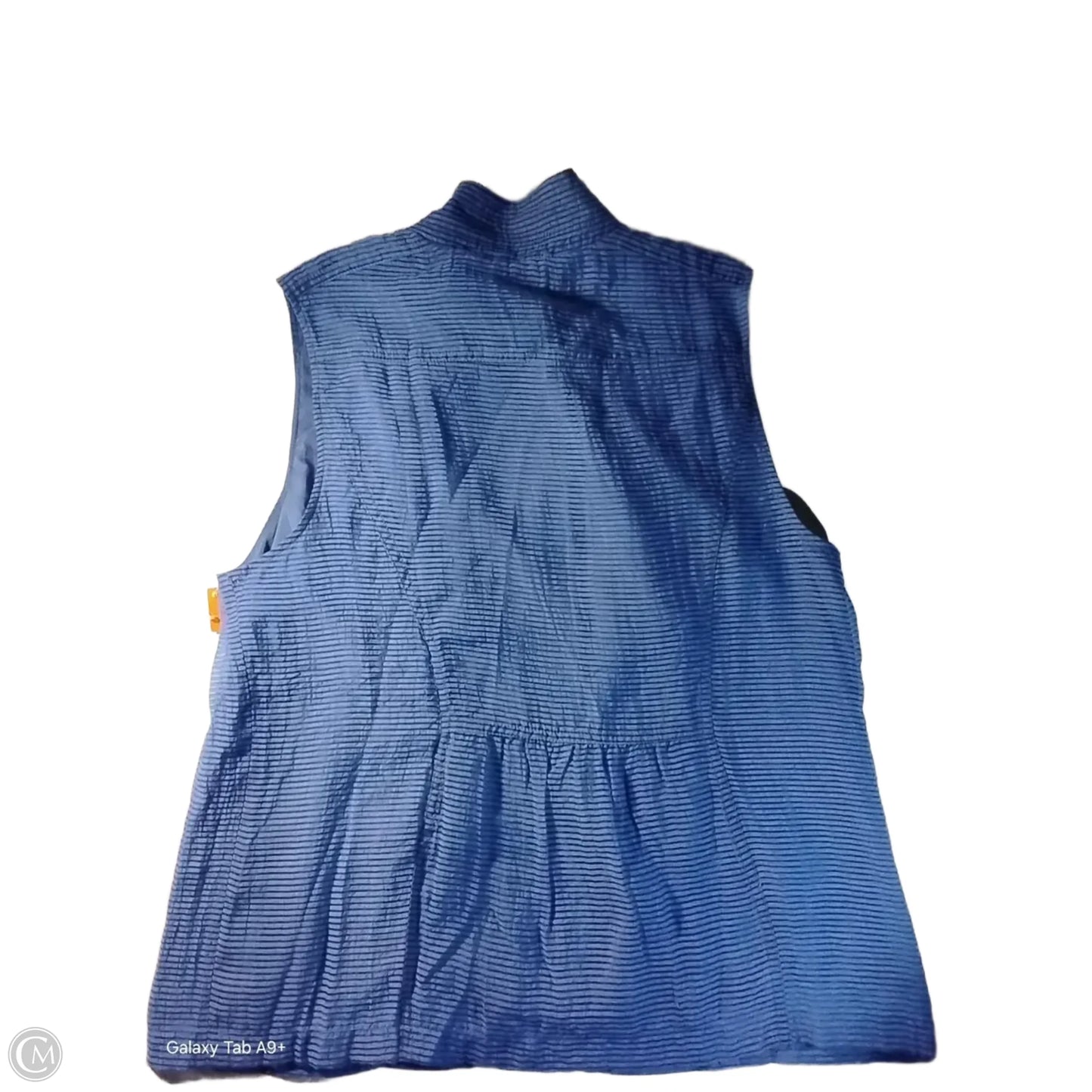Top Sleeveless By Chicos In Blue, Size: 1
