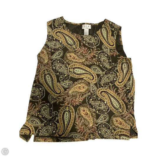 Top Sleeveless By Clothes Mentor In Geometric Pattern, Size: 2x
