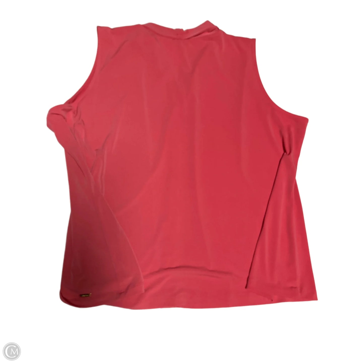 Top Sleeveless By Calvin Klein In Pink, Size: 2x