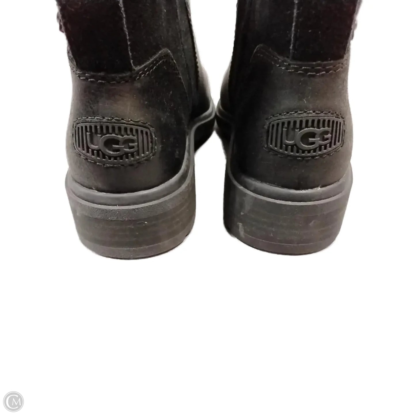 Boots Ankle Heels By Ugg In Black, Size: 7