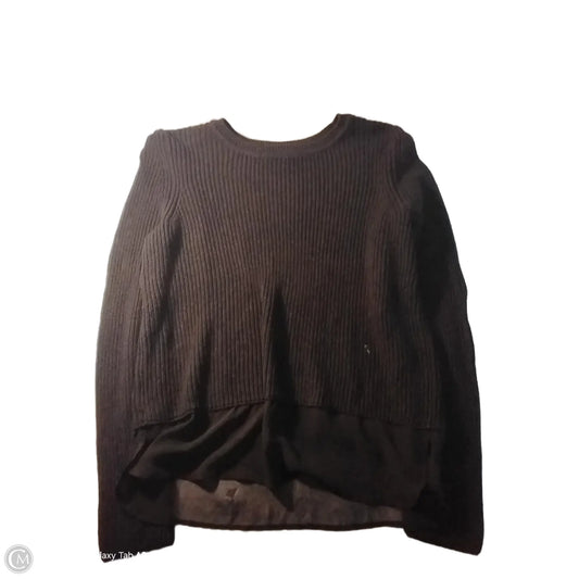 Top Long Sleeve By Banana Republic In Black, Size: S