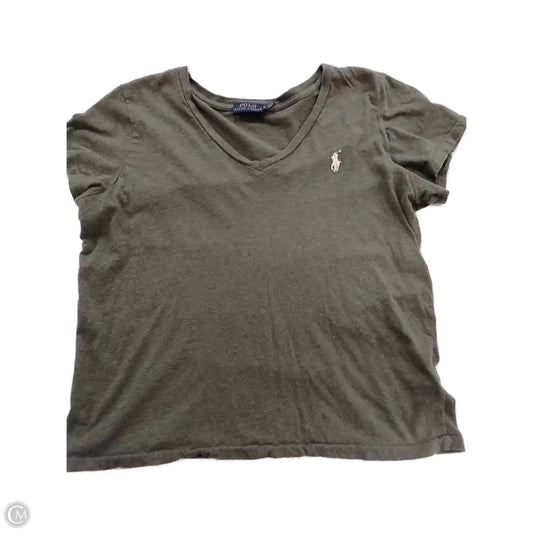 Top Short Sleeve By Polo Ralph Lauren In Green, Size: M