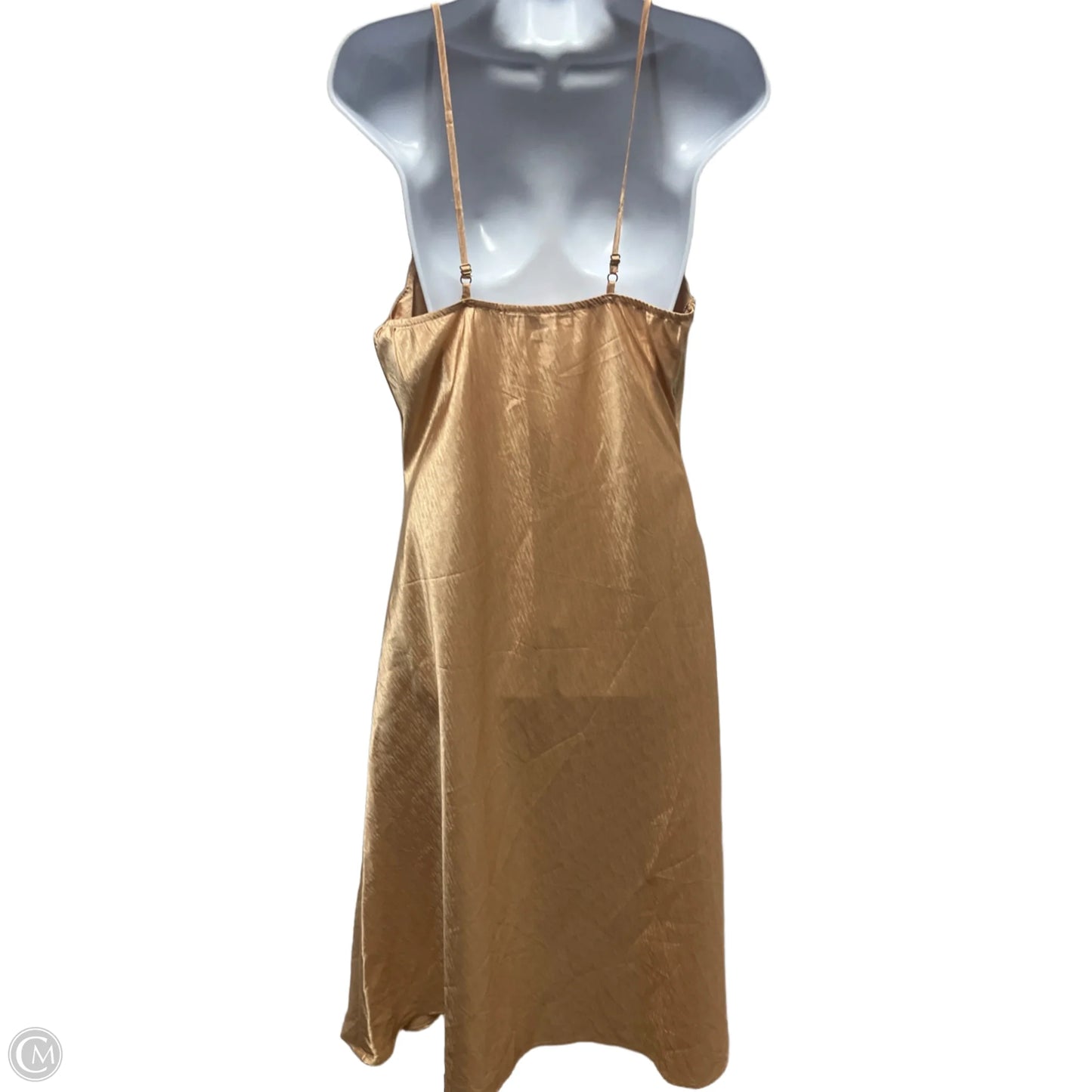 Dress Casual Maxi By Flat White In Peach, Size: L