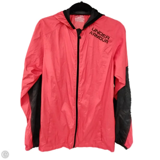 Jacket Windbreaker By Under Armour In Red, Size: S