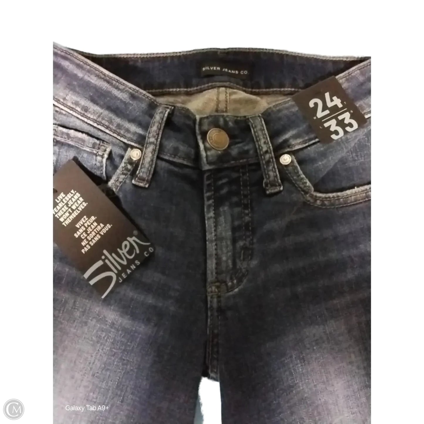 Jeans Boot Cut By Silver In Blue Denim, Size: 00