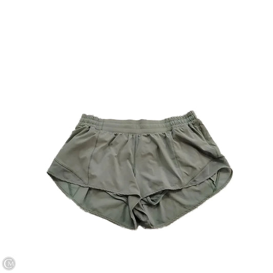 Athletic Shorts By Lululemon In Green, Size: 14