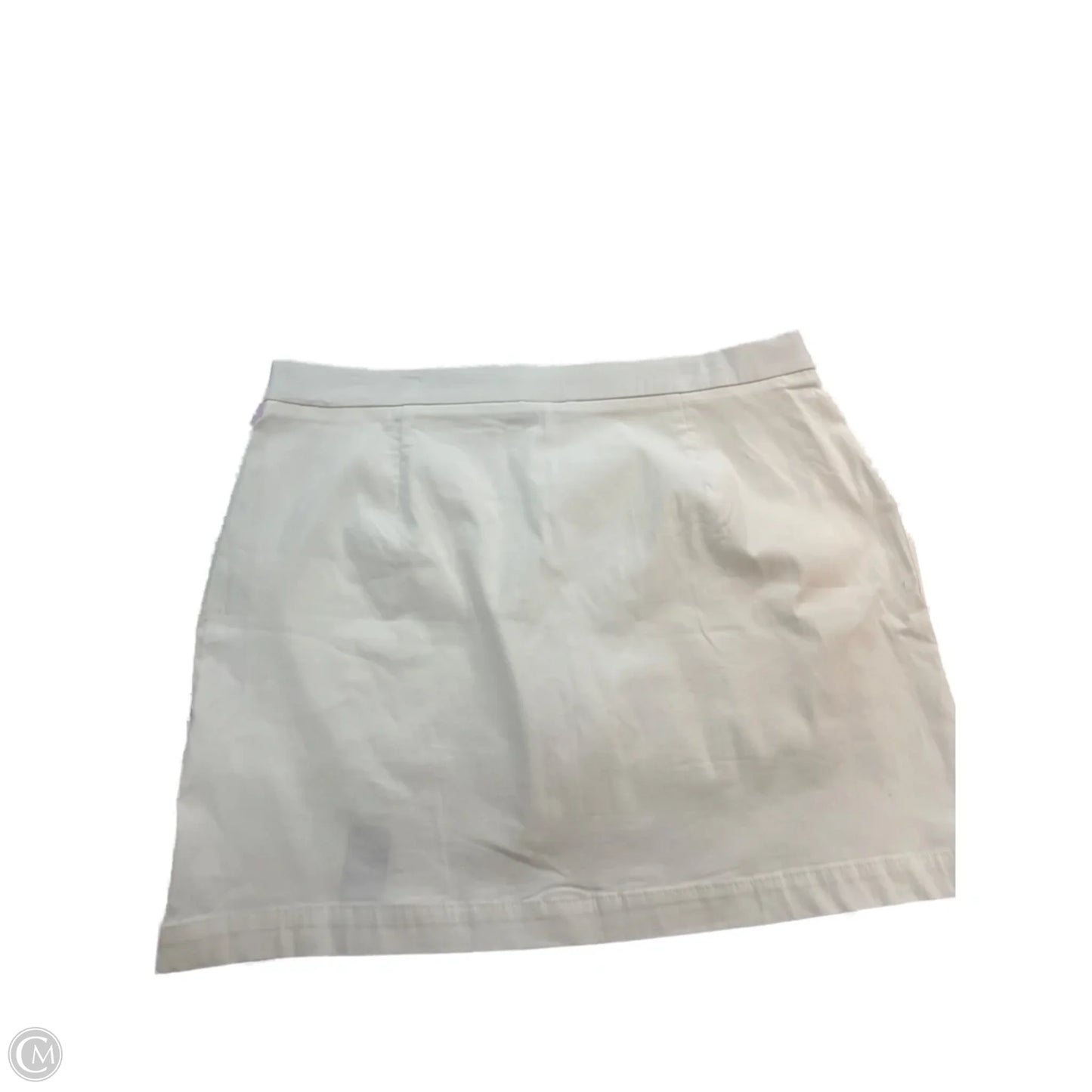 Skirt Mini & Short By Rafaella In White, Size: 2x