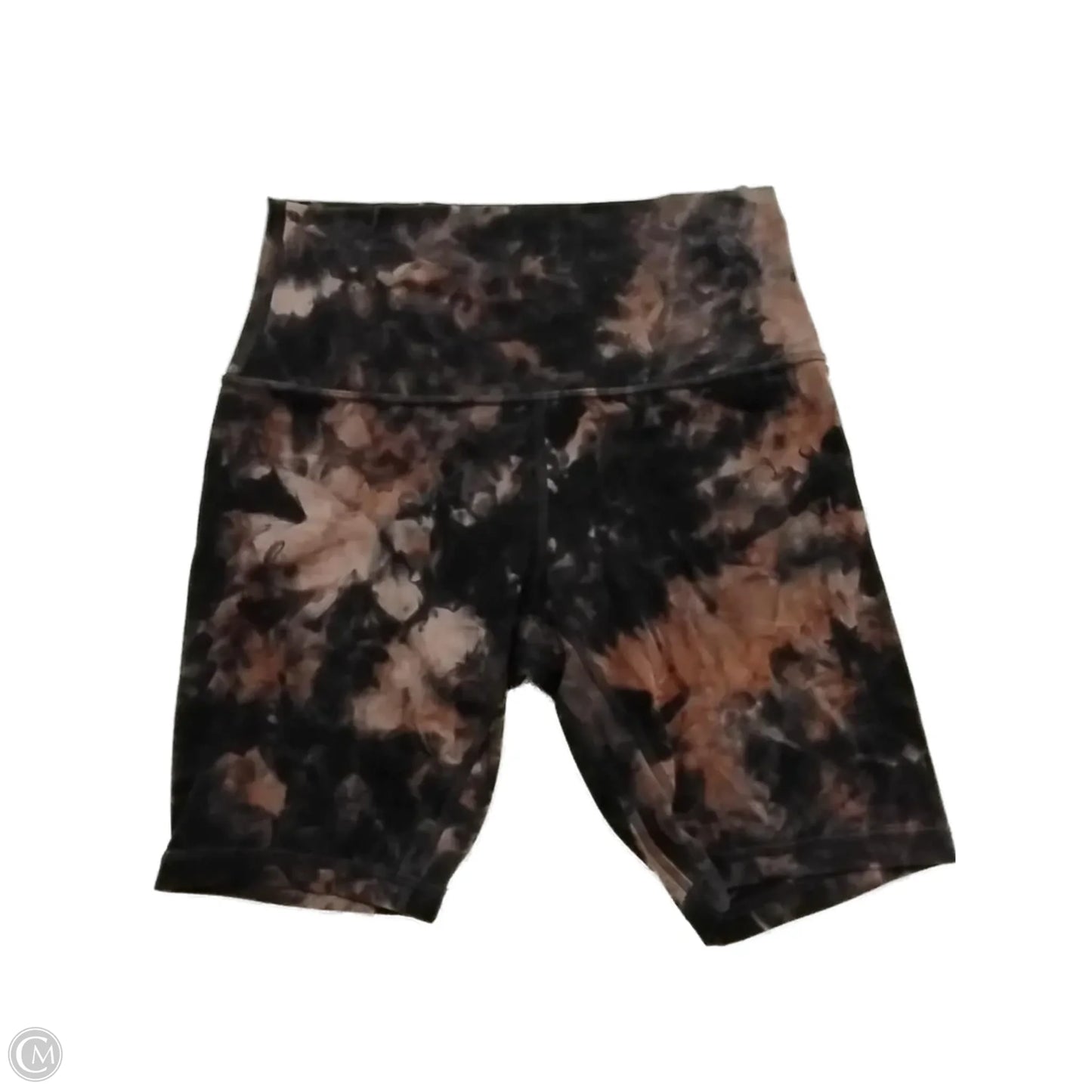 Athletic Shorts By Lululemon In Tie Dye Print, Size: 6