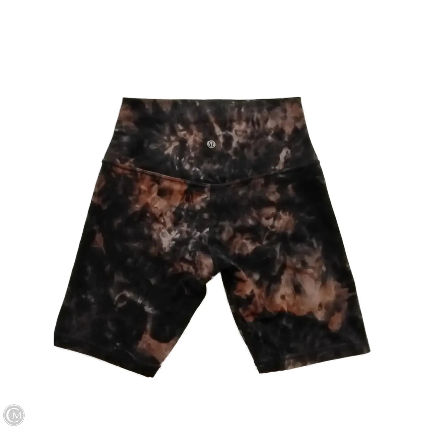 Athletic Shorts By Lululemon In Tie Dye Print, Size: 6