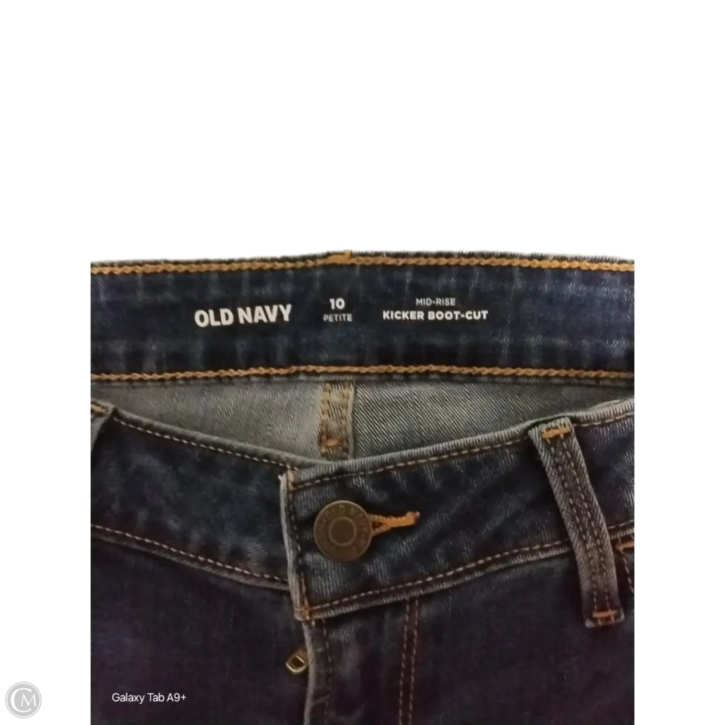 Jeans Flared By Old Navy In Blue Denim, Size: 10