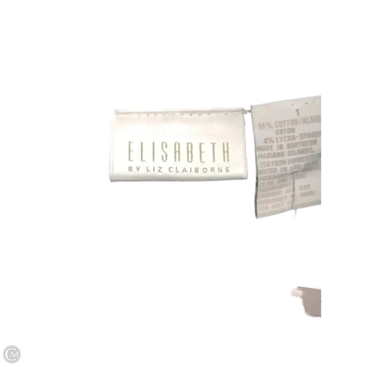 Top 3/4 Sleeve By Elisabeth In Blue, Size: 1