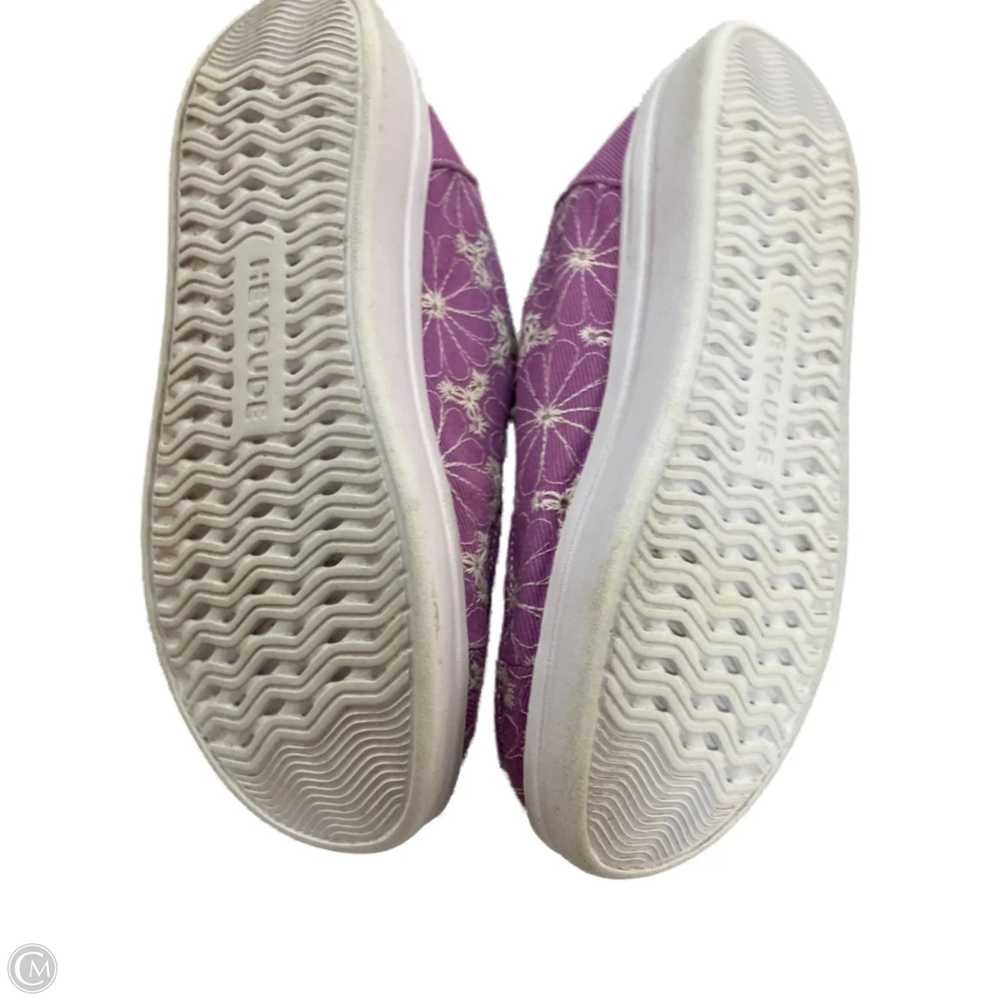 Shoes Flats By Hey Dude In Purple, Size: 6