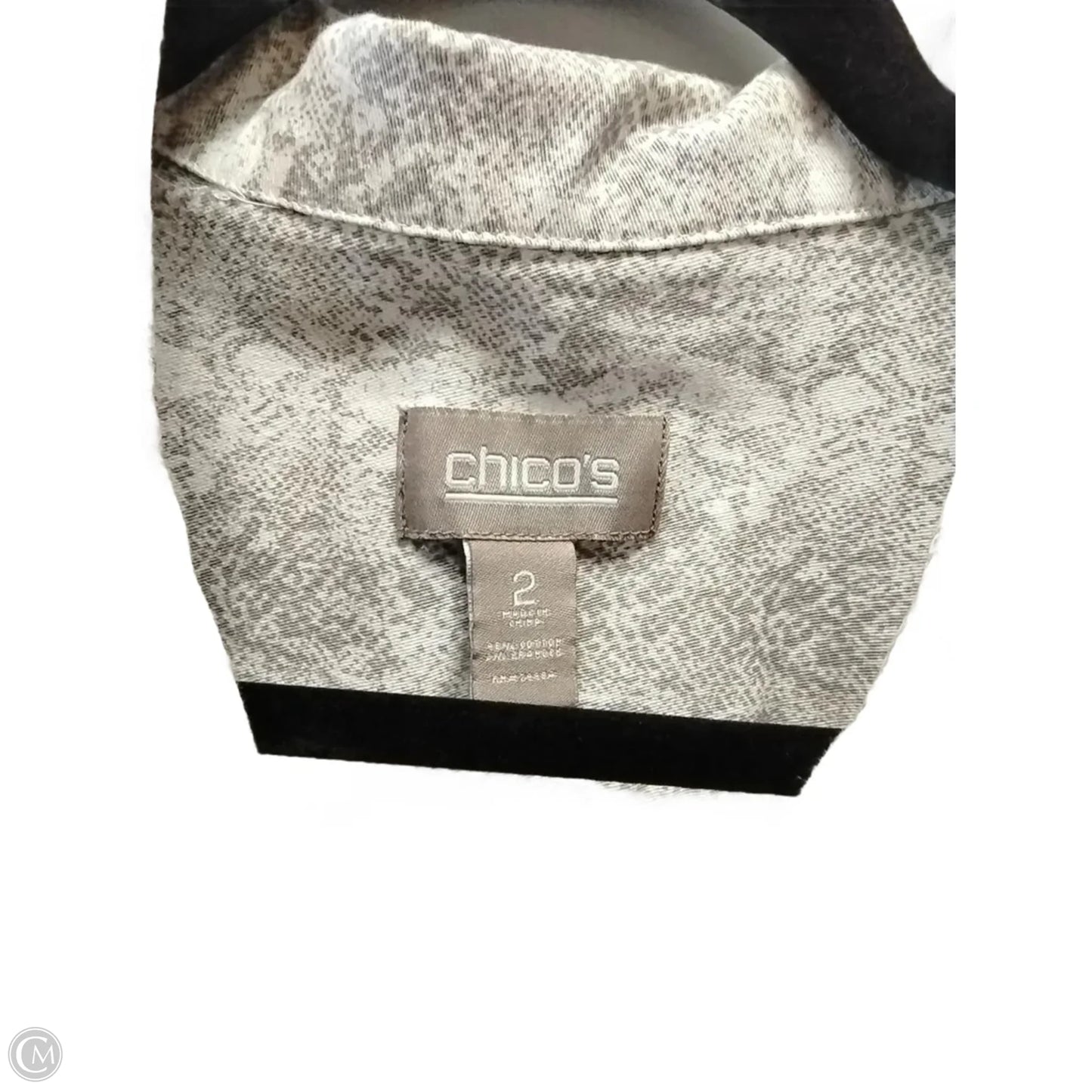 Jacket Other By Chicos In Animal Print, Size: 2