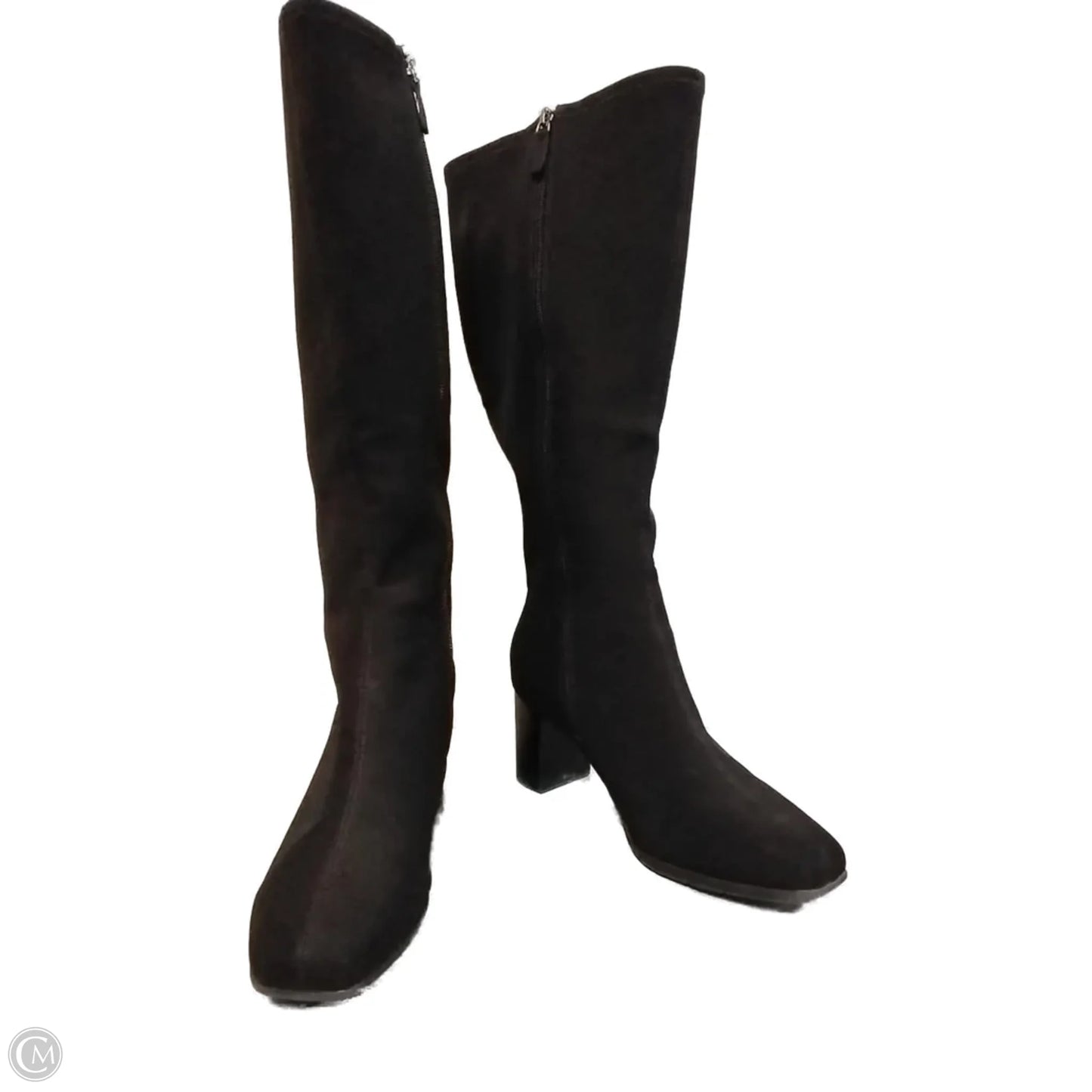 Boots Knee Heels By Aerosoles In Black, Size: 8.5