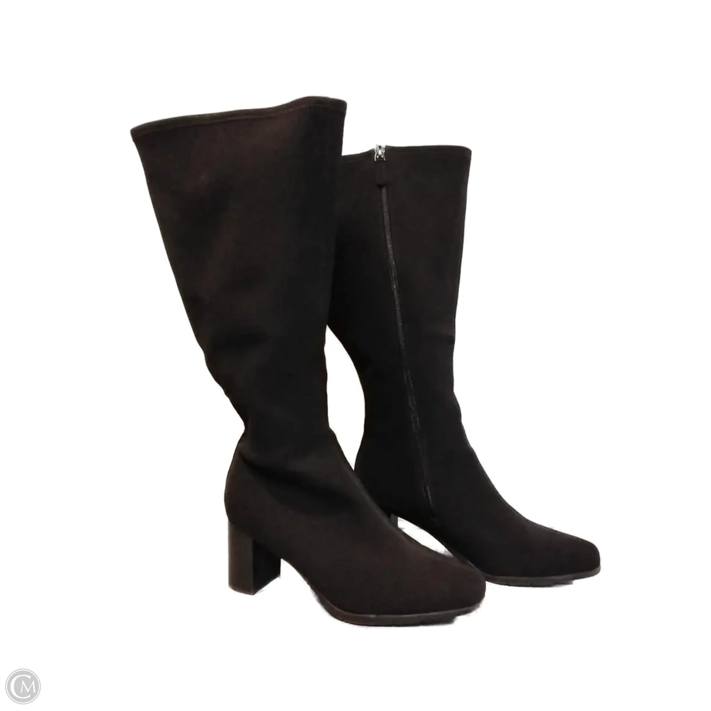 Boots Knee Heels By Aerosoles In Black, Size: 8.5