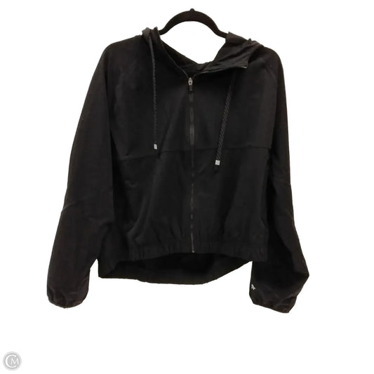 Jacket Windbreaker By Fabletics In Black, Size: Xl