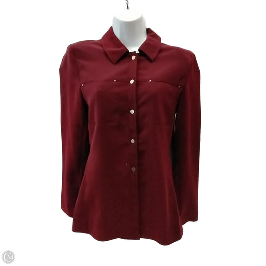 Jacket Other By Ilyse Hart Ltd In Red, Size: 6