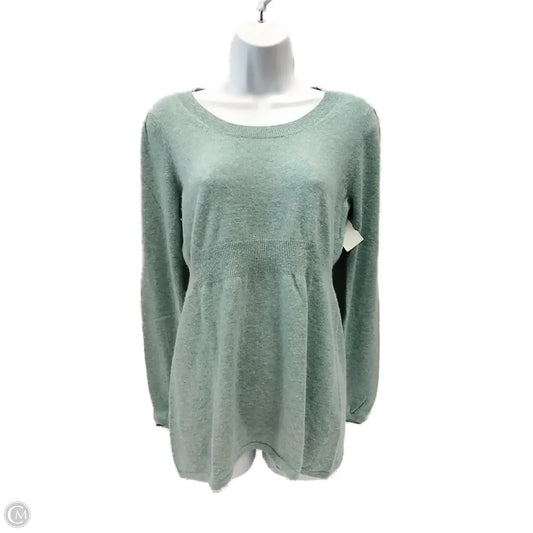 Top Long Sleeve By Banana Republic In Blue, Size: M