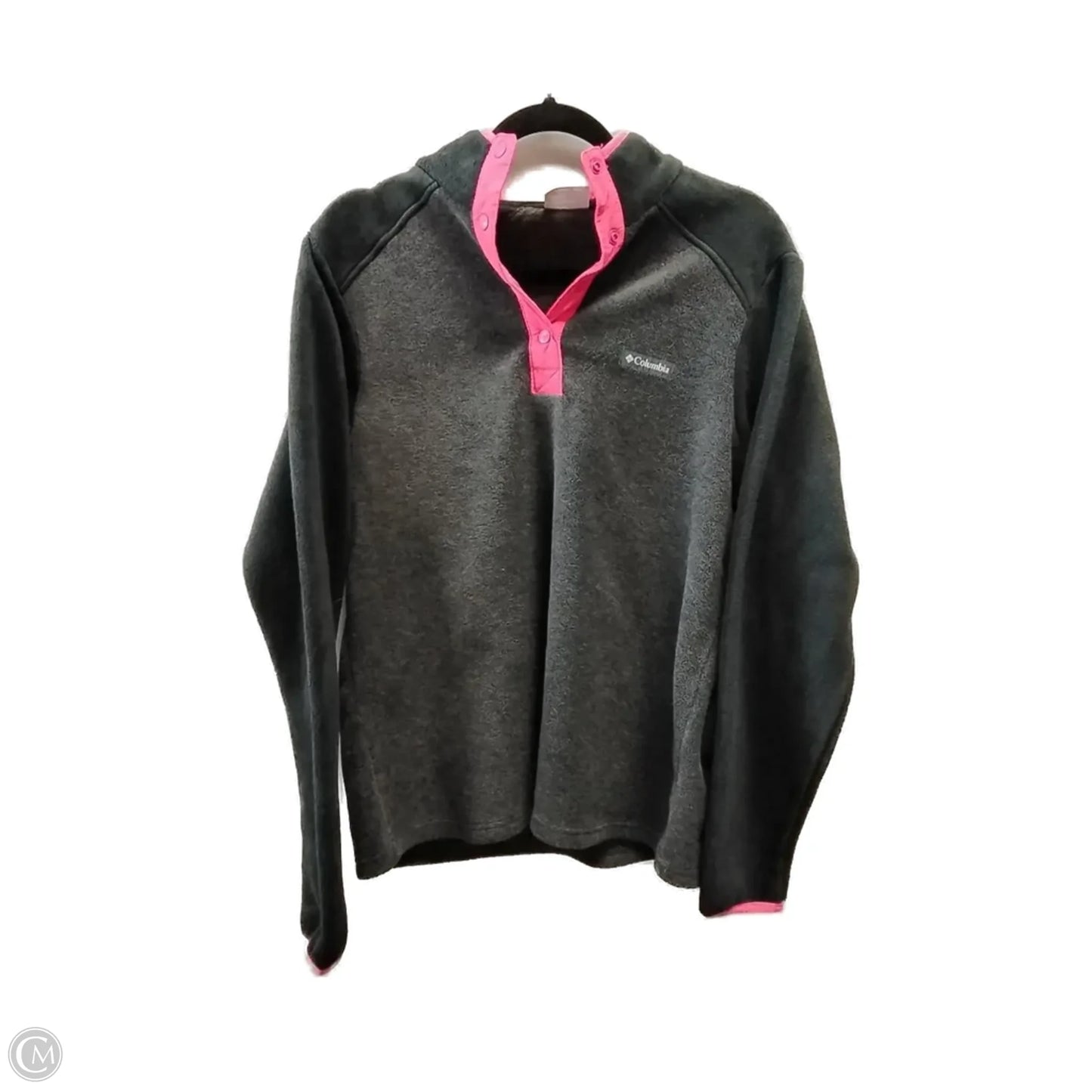 Jacket Fleece By Columbia In Grey, Size: L