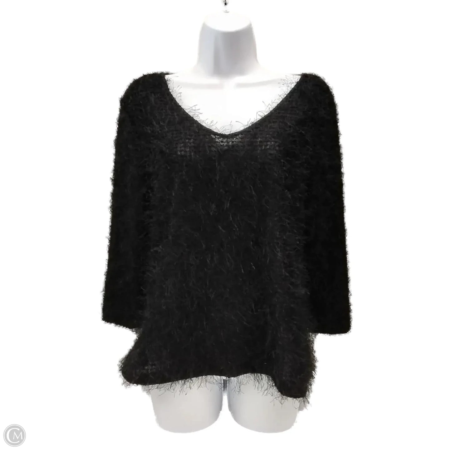 Top Long Sleeve By Clothes Mentor In Black, Size: Xl