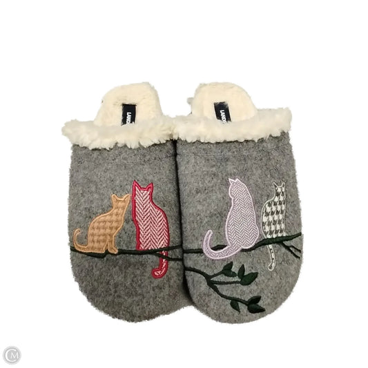 Slippers By Lands End In Grey, Size: 8