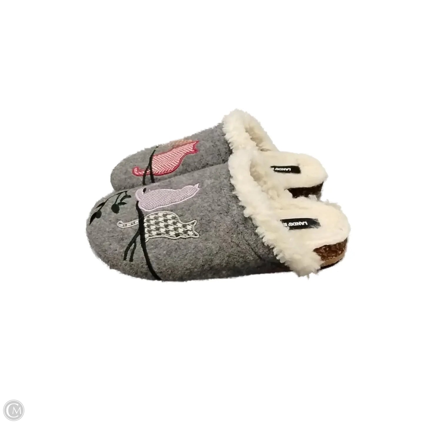 Slippers By Lands End In Grey, Size: 8