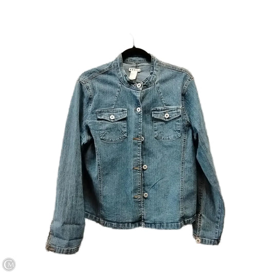 Jacket Denim By Clothes Mentor In Blue Denim, Size: Xl