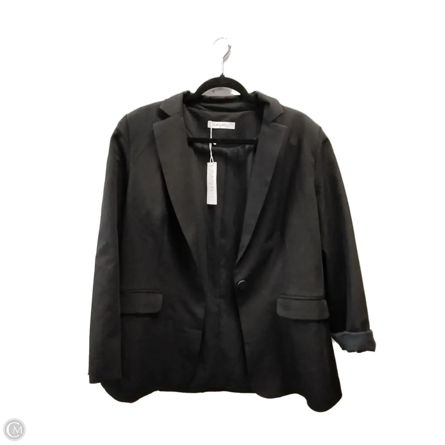 Blazer By Clothes Mentor In Black, Size: Xl