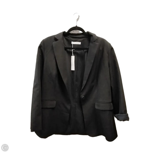 Blazer By Clothes Mentor In Black, Size: Xl