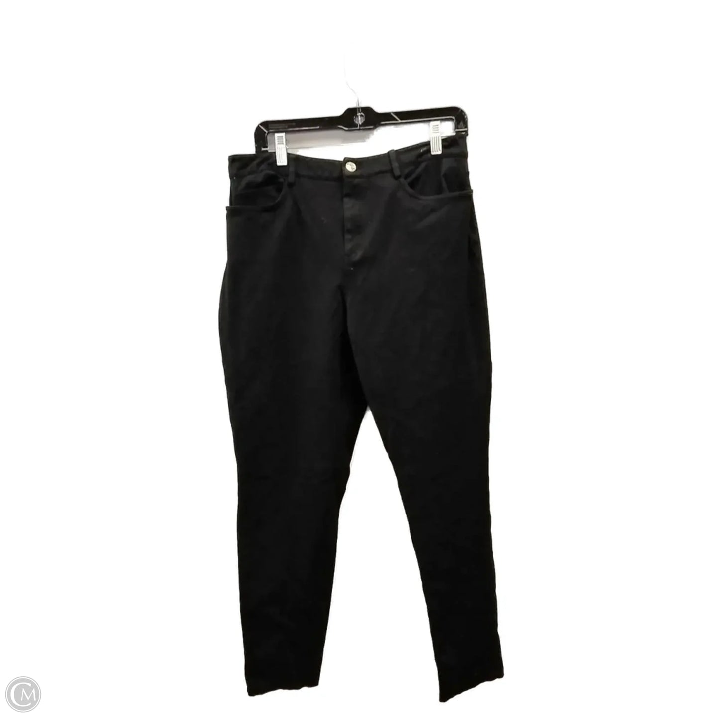 Pants Cropped By Michael By Michael Kors In Black, Size: Xl