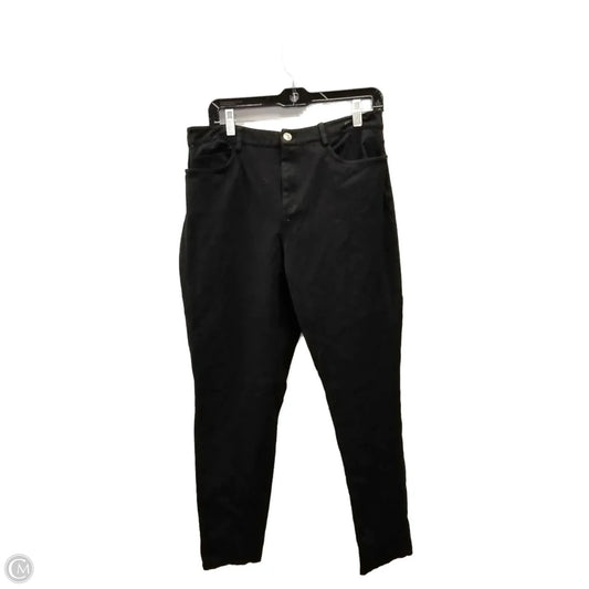 Pants Cropped By Michael By Michael Kors In Black, Size: Xl