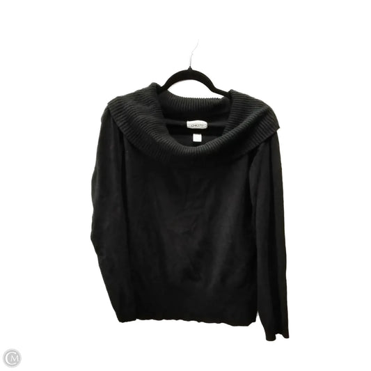 Sweater By Chicos In Black, Size: L