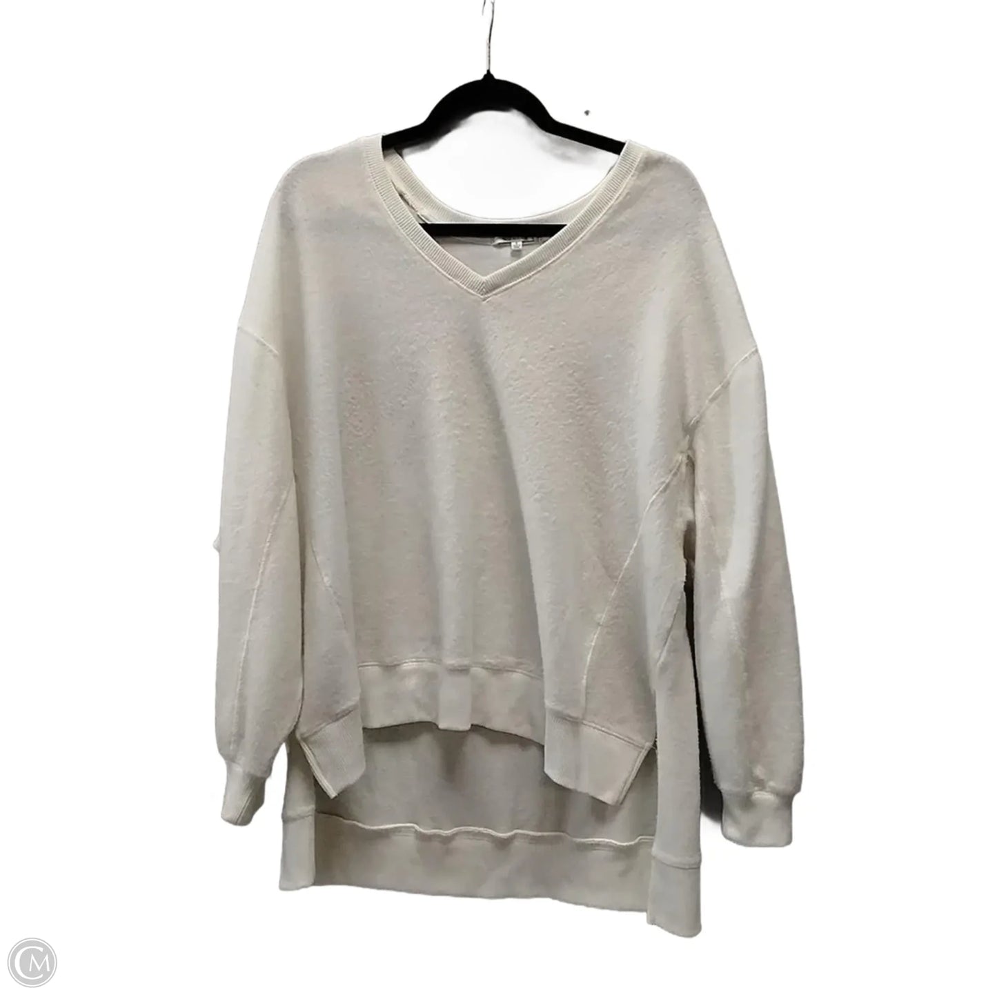 Top Long Sleeve By Z Supply In White, Size: S