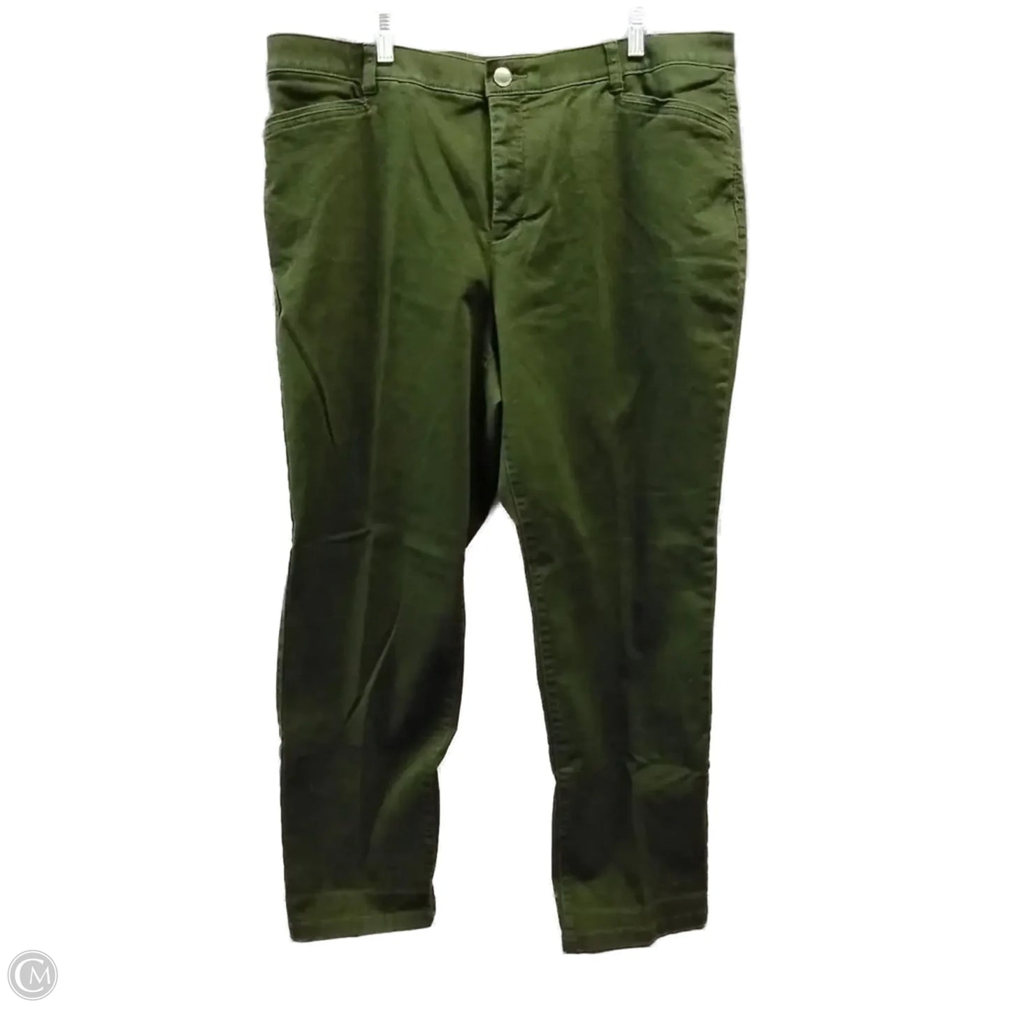 Jeans Skinny By Cj Banks In Green, Size: 20w