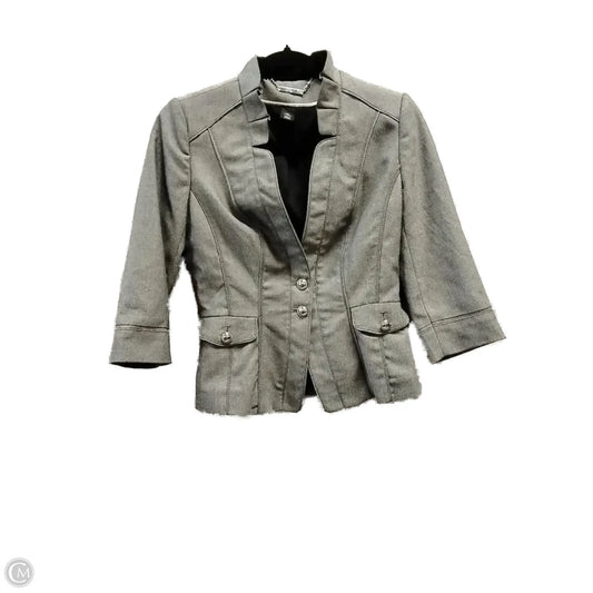 Blazer By White House Black Market In Grey, Size: Xs