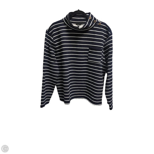 Top Long Sleeve By Talbots In Striped Pattern, Size: Xl