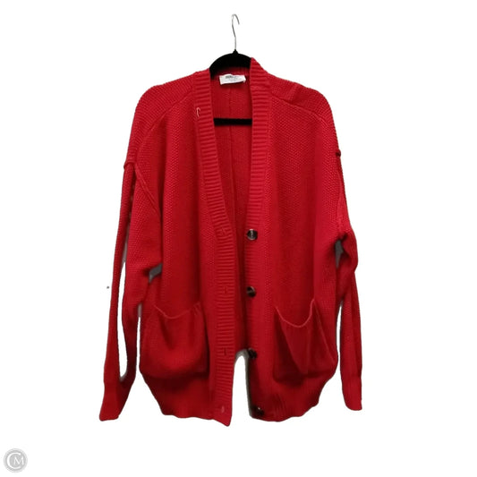 Cardigan By Double Zero In Red, Size: M