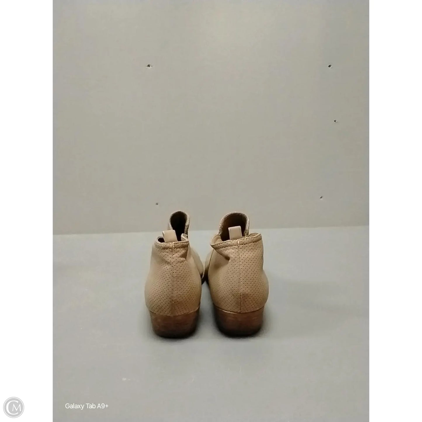 Boots Ankle Heels By Rampage In Beige, Size: 7.5