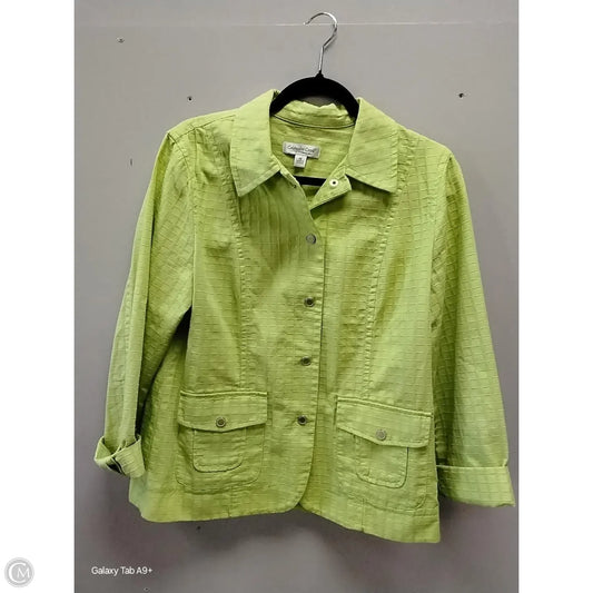Jacket Other By Coldwater Creek In Green, Size: L