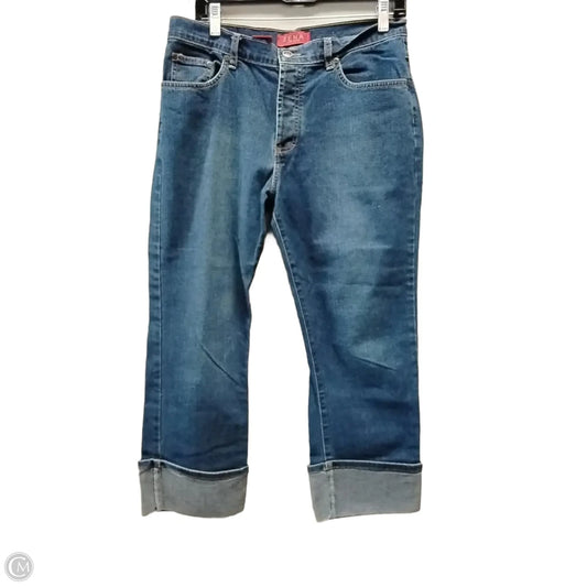 Jeans Cropped By Clothes Mentor In Blue Denim, Size: 10